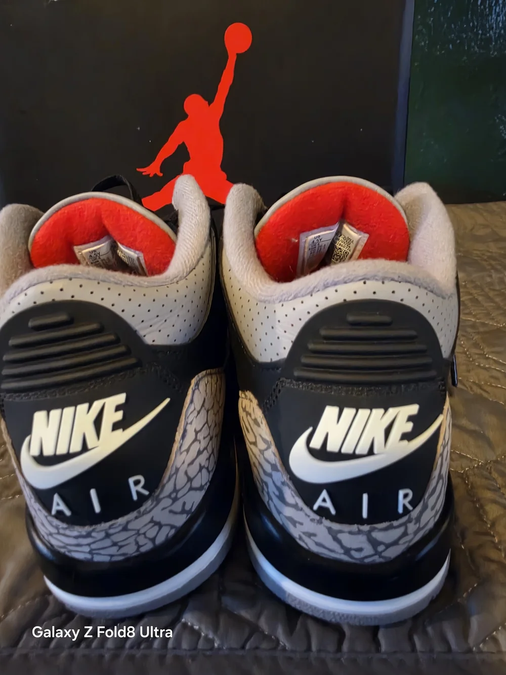 Nike Kids' Black/White/Red Low-Top Sneakers